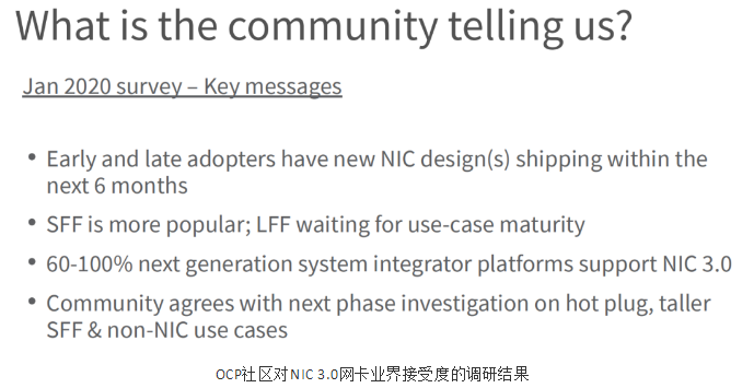 即将一统天下的OCP NIC 3.0及其未来(图4)