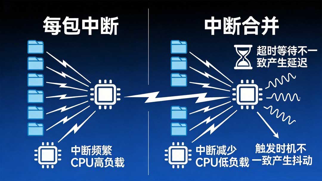 网卡中断合并 网卡中断合并