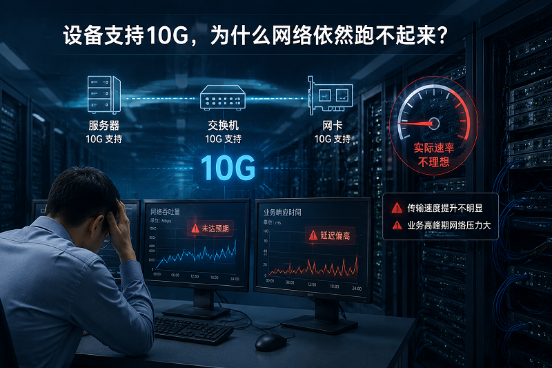 设备支持10G,为什么网络依然跑不起来?(图1) 图片1(1).png