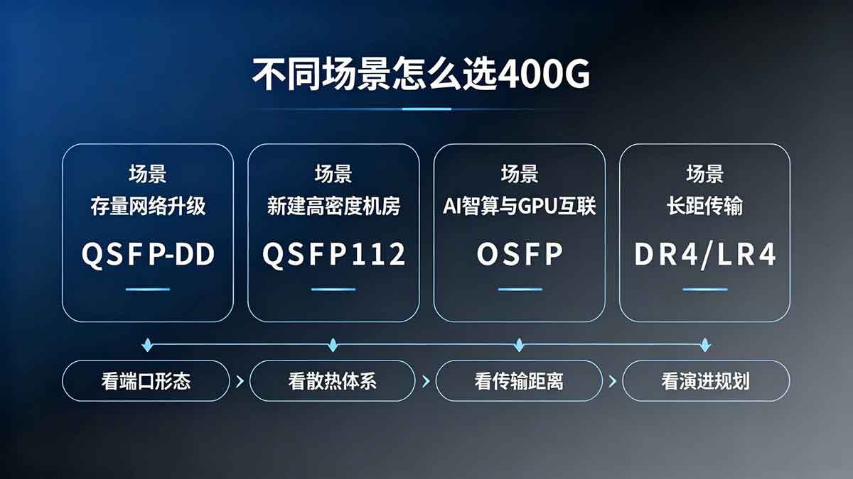400G光模块选型 400G光模块选型